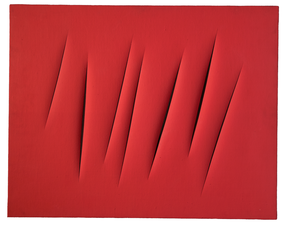 <b>Lucio Fontana, Concetto spaziale - Attese, 1965, Hilti Art Foundation</b>