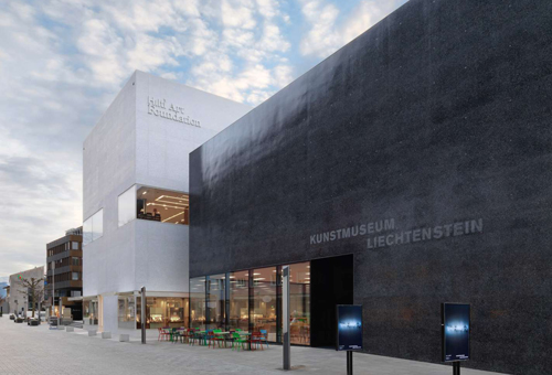 Die Architektur des Kunstmuseum Liechtenstein <br>
und der Hilti Art Foundation